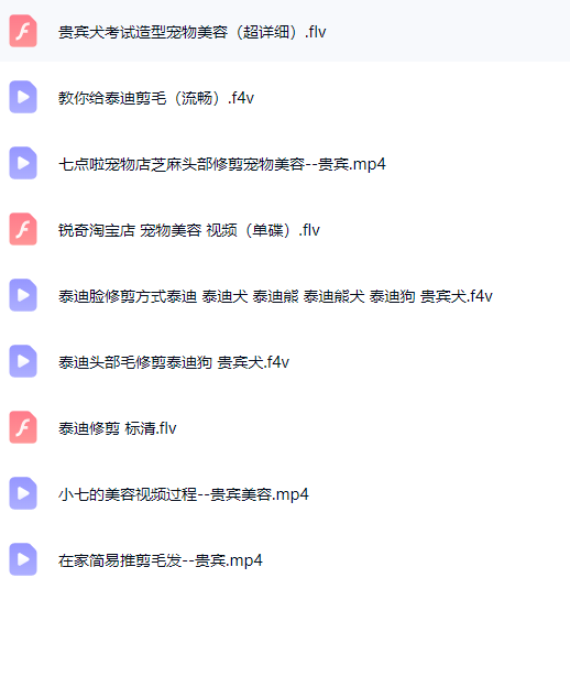 图片[3]-比熊 泰迪 雪纳瑞犬修建美容教程-斑驳蓝