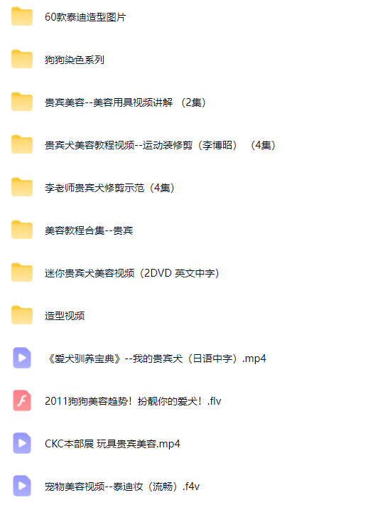 图片[2]-比熊 泰迪 雪纳瑞犬修建美容教程-斑驳蓝